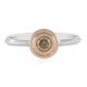 Gouden ring met een SI2 Champagne Diamant
