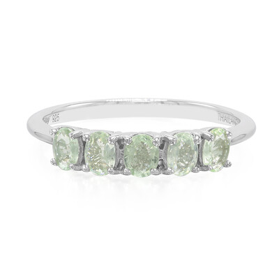 Zilveren ring met Paraiba toermalijnen