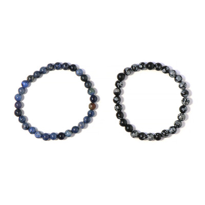 Armband met dumortierieten