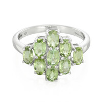 Zilveren ring met Paraiba toermalijnen