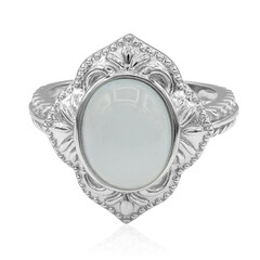 Zilveren ring met een Aqua Chalcedoon