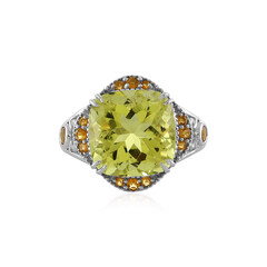 Zilveren ring met een Limoen Kwarts