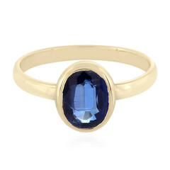 Gouden ring met een Nepal Kyaniet