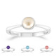 Zilveren ring met een Pastelroze Kwarts