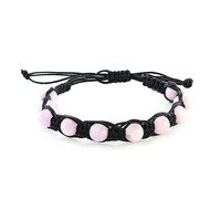 Armband met kunzietstenen