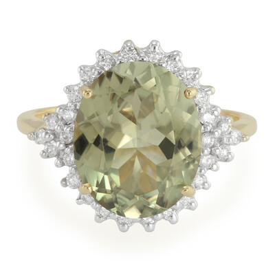 Gouden ring met een zultaniet