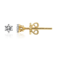Gouden oorbellen met Diamanten SI1 (G)