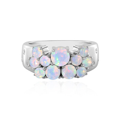 Zilveren ring met een Welo-opaal (de Melo)
