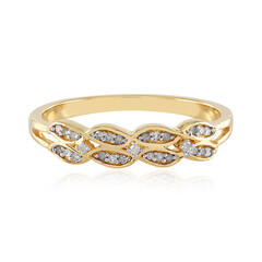 Zilveren ring met I2 (I) Diamanten