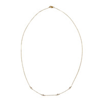 Gouden halsketting met Loepzuivere (F) Diamanten (LUCENT DIAMONDS)