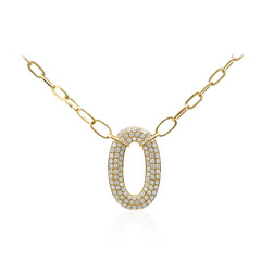 Gouden halsketting met I1 (H) Diamanten (CIRARI)