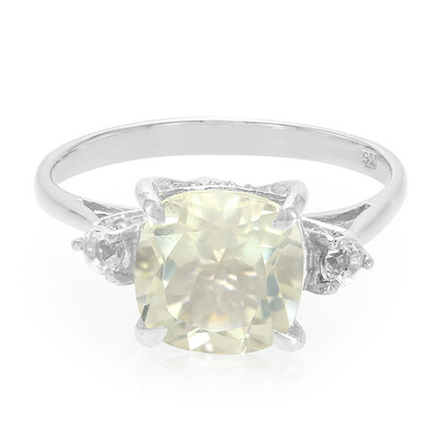 Zilveren ring met een Orthoklaas