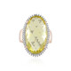 Zilveren ring met een Limoen Kwarts
