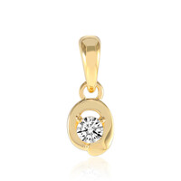 Gouden hanger met een VS1-Diamant (E) (adamantes [!])