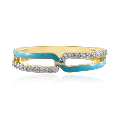 Zilveren ring met zirkonen