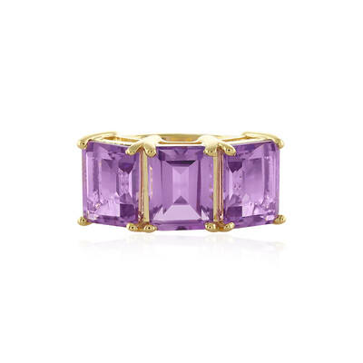 Zilveren ring met lavendel amethisten