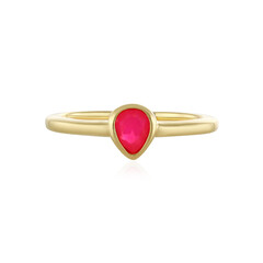 Zilveren ring met een Roze Ethopische Opaal
