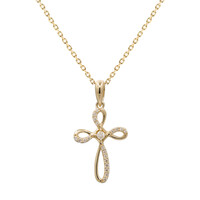 Gouden halsketting met een I1 (H) Diamant (CIRARI)
