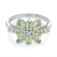 Zilveren ring met Paraiba toermalijnen