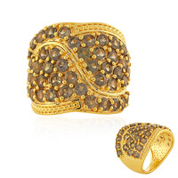 Zilveren ring met kleurwissel granaten