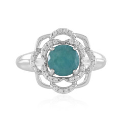 Zilveren ring met een Grandidieriet