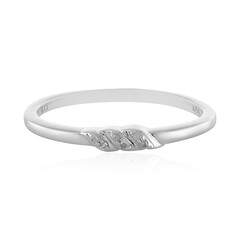 Zilveren ring met I2 (I) Diamanten
