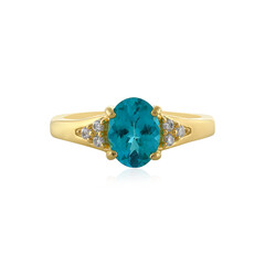 Zilveren ring met een Blauwe apatiet