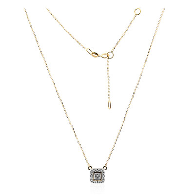 Gouden halsketting met een IF Diamant (D) (Annette)