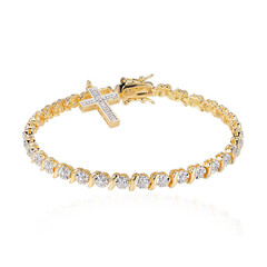 Messingen armband met een I3 (I) Diamant (Juwelo Style)