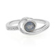 Zilveren ring met een spectroliet