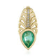 Gouden hanger met een AAA Zambia smaragd (de Melo)