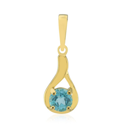 Zilveren hanger met een Blauwe apatiet