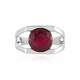 Zilveren ring met een Madagaskar Robijn (de Melo)