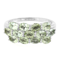 Zilveren ring met toermalijnen