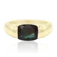 Gouden ring met een Groene Tibetaniet