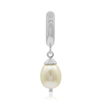Zilveren hanger met een zoetwater kweekparel (TPC)