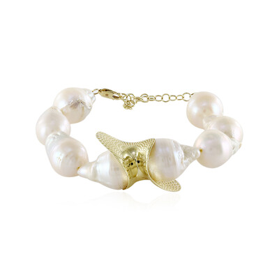 Gouden armband met zoetwater kweekparels (Ornaments by de Melo)