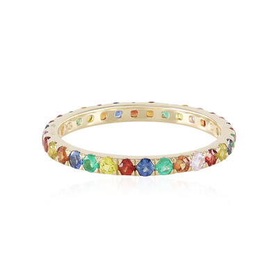 Gouden ring met saffieren