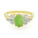 Zilveren ring met een keizerlijk chrysopraas