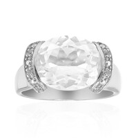 Zilveren ring met een Tibetaanse kwarts
