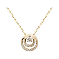 Gouden halsketting met I1 (H) Diamanten (CIRARI)
