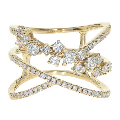 Gouden ring met I1 (H) Diamanten (CIRARI)
