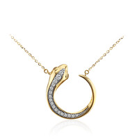 Gouden halsketting met een Diamant SI1 (G)