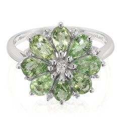 Zilveren ring met Paraiba toermalijnen