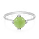Zilveren ring met een keizerlijk chrysopraas
