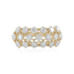 Gouden ring met I2 (H) Diamanten (de Melo)