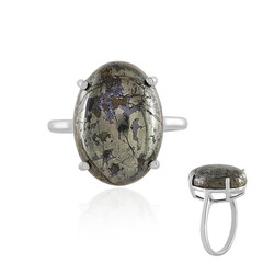 Zilveren ring met een Apache goud