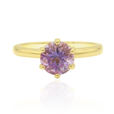 Zilveren ring met een amethist