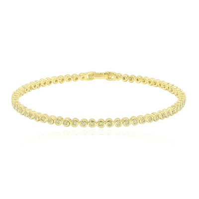 Gouden armband met Si1 Kanarie Diamanten (Annette)