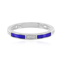 Zilveren ring met I2 (I) Diamanten